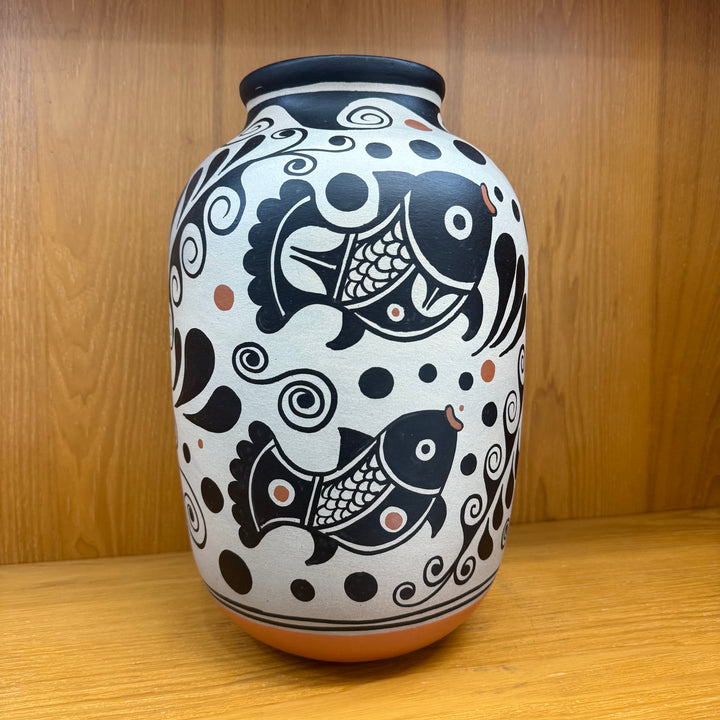 Thomas Tenorio Fish Pot Kewa Pueblo Santo Domingo