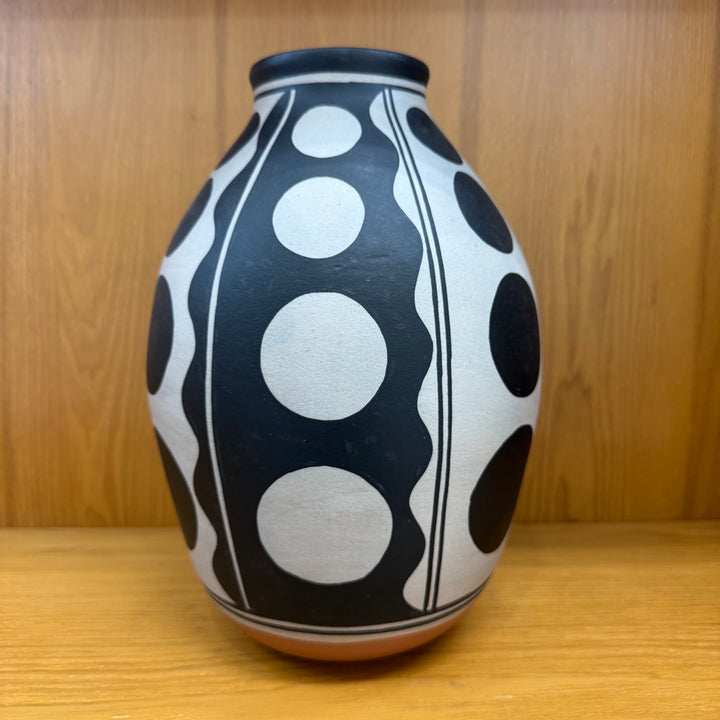 Thomas Tenorio Geometric Pot Kewa Pueblo Santo Domingo