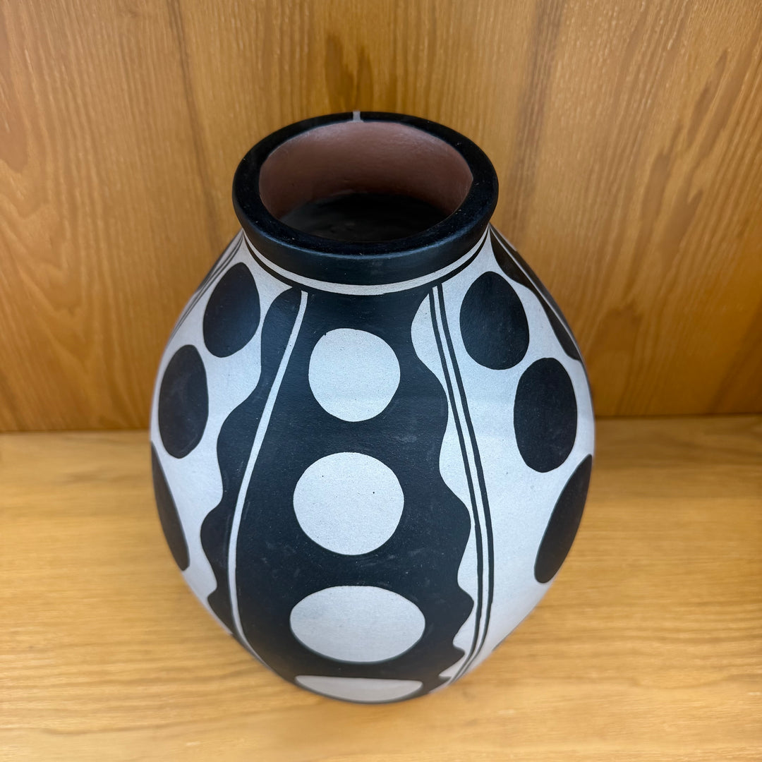 Thomas Tenorio Geometric Pot Kewa Pueblo Santo Domingo