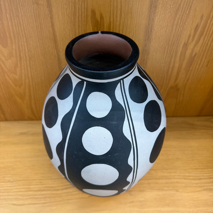 Thomas Tenorio Geometric Pot Kewa Pueblo Santo Domingo
