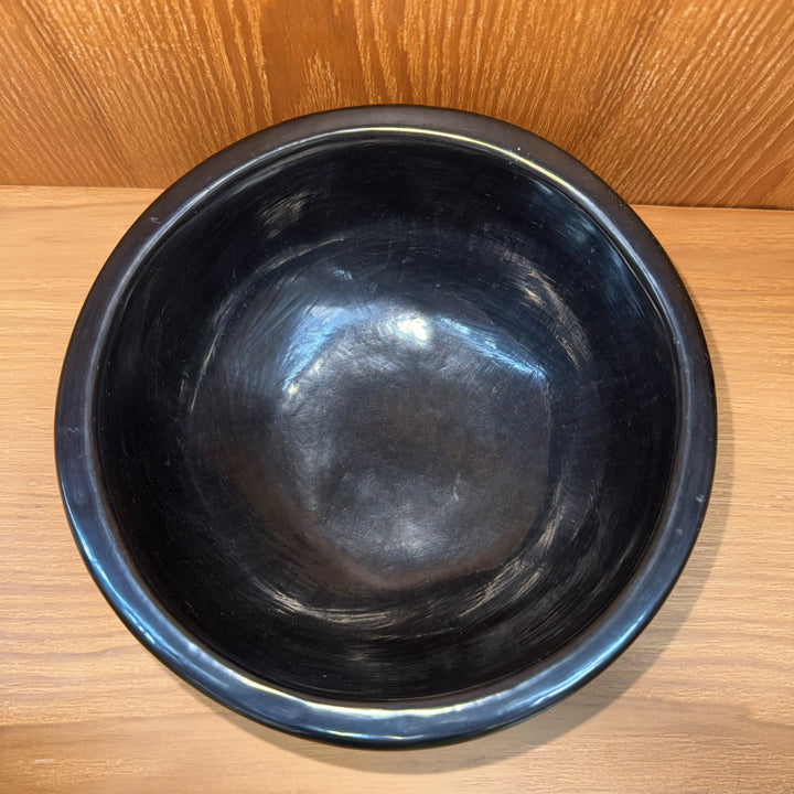 1975 Santa Clara Blackware Bowl by Betty and Lee Tafoya