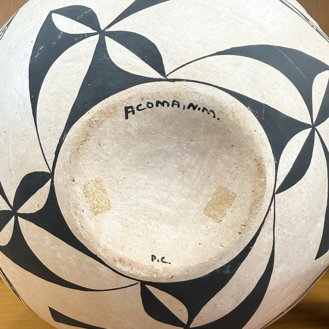 Acoma Pueblo Painted Wildlife Pot
