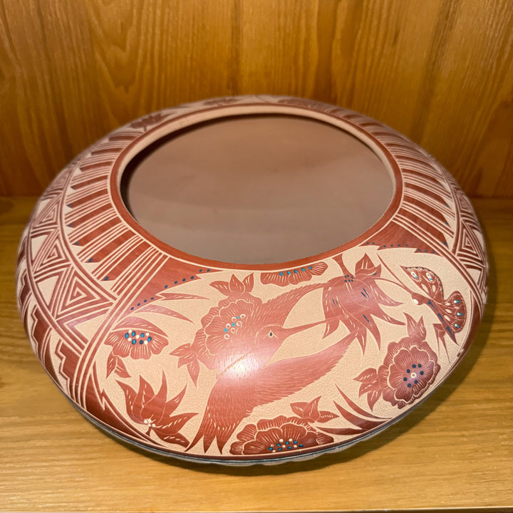 Helen Tafoya Henderson Hummingbird Pot 1992 Jemez Pueblo