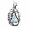 Sold Navajo Dry Creek Turquoise Sterling Silver P.endant - Bobby Johnson - Native American