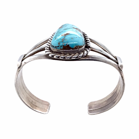 Image of Sold Navajo Dry Creek Turquoise Sterling Silver  - Native American