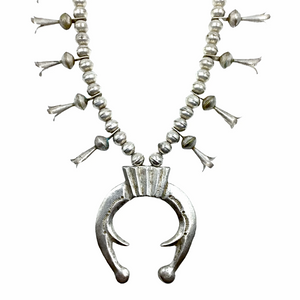 sold Naja Sterling Silver N.ecklace - Native American