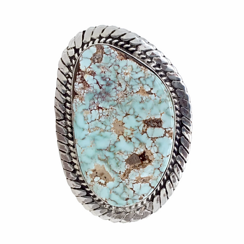 Image of sold Large Navajo Dry Creek Turquoise Sterling Silver Ring - Native American