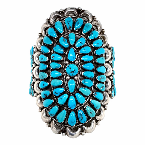 Image of Sold Large Turquoise Cluster - E. Wilson - Native American