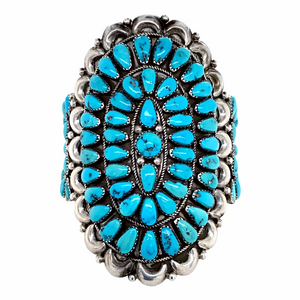 Sold Large Turquoise Cluster - E. Wilson - Native American