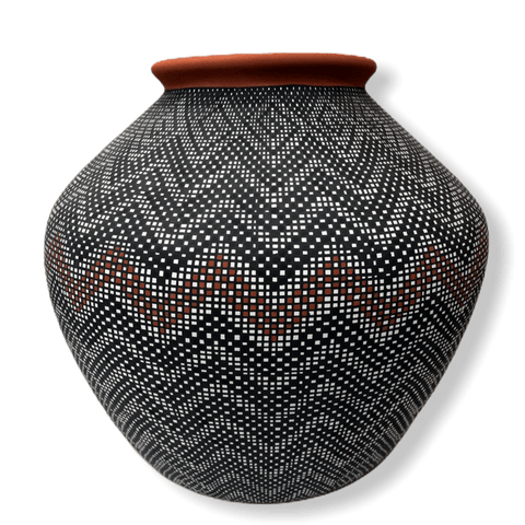 SOLD Acoma Eye Dazzler Pot by Melissa Antonio