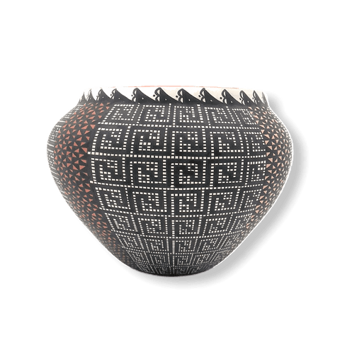 Image of Sold Acoma Multi-Pattern  P.ot by M. Antonio