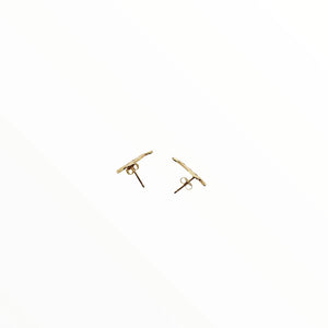 Gold Jewelry - Fine Designer 14K Solid Gold Kokopelli Small Stud Earrings