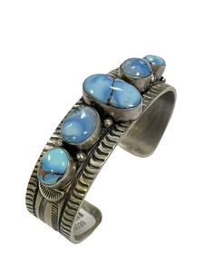 sold Navajo 5 Stone Golden Hills Turquoise