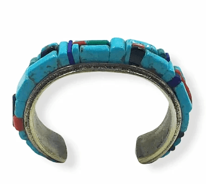 Image of sold Navajo Multi-Color B.racelet - L. James - Native American