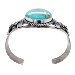 Native American Bracelet - Beautiful Navajo Royston Turquoise Sterling Silver Bracelet - Mary Ann Spencer