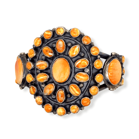 Image of Native American Bracelet - Dean Brown Navajo Spiny Oyster Cuff Bracelet