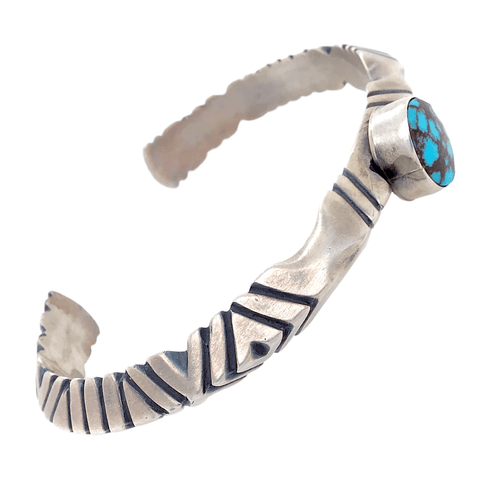 Image of Native American Bracelet - Extra Large Navajo Men's Turquoise Pawn Cuff Bracelet