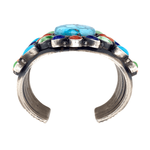 Native American Bracelet - Kirk Smith Navajo Multi Stone  Cuff Bracelet - Kirk Smith