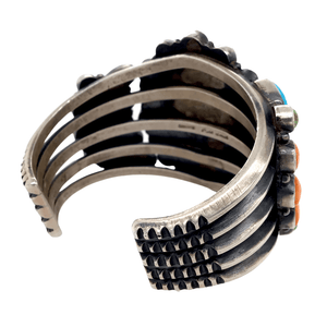 Native American Bracelet - Kirk Smith Navajo Multi Stone  Cuff Bracelet - Kirk Smith