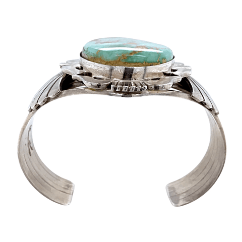 Image of Native American Bracelet - Large Show-Stopping Navajo Royston Sterling Silver Bracelet - Mary Ann Spencer