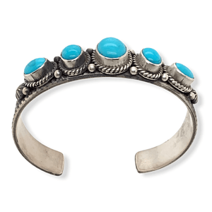 Native American Bracelet - Navajo Multi-Stone Turquoise Bracelet - Michael & Rosita Calladitto