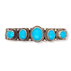 Native American Bracelet - Navajo Multi-Stone Turquoise Bracelet - Michael & Rosita Calladitto