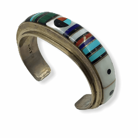 Image of sold NavajoMulti-Color Inlay B,racelet - Native American