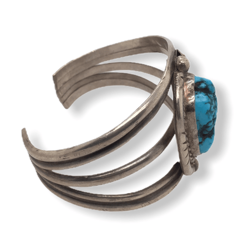 Image of Native American Bracelet - Navajo Pawn Sleeping Beauty Turquoise Bracelet