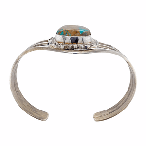 Native American Bracelet - Navajo Regal Matrix Turquoise Bracelet