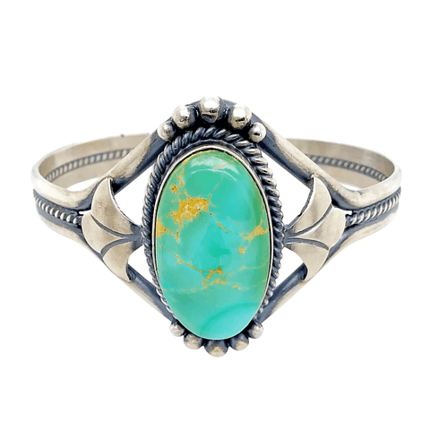 Image of Native American Bracelet - Navajo Royston Turquoise Bracelet - Mary Ann Spencer