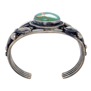 Native American Bracelet - Navajo Royston Turquoise Sterling Silver Bracelet - B. Johnson