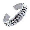 Native American Bracelet - Navajo Sterling Silver Cuff Bracelet - M. Thomas Jr. - Native American