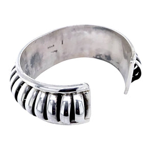 Native American Bracelet - Navajo Sterling Silver Cuff Bracelet - Native American