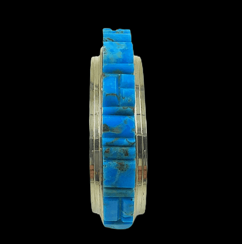 Image of Navajo Turquoise Cobblestone Bracelet - Native American