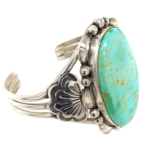 Image of Native American Bracelet - Navajo Turquoise Embellished Bracelet - Mary Ann Spencer