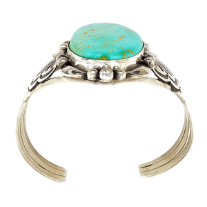 Native American Bracelet - Navajo Turquoise Embellished Bracelet - Mary Ann Spencer