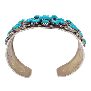Native American Bracelet - Pawn Blossoming Beauty Turquoise Bracelet