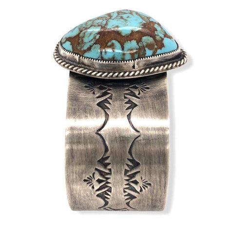 Image of Native American Bracelet - Ray Nez Turquoise Bracelet -Navajo