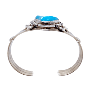 Native American Bracelet - SOLD Navajo Sleeping Beauty Turquoise Br.acelet - Eugene Belone