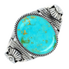 Native American Bracelet - Stunning Navajo Royston Turquoise Sterling Bracelet - Mary Ann Spencer