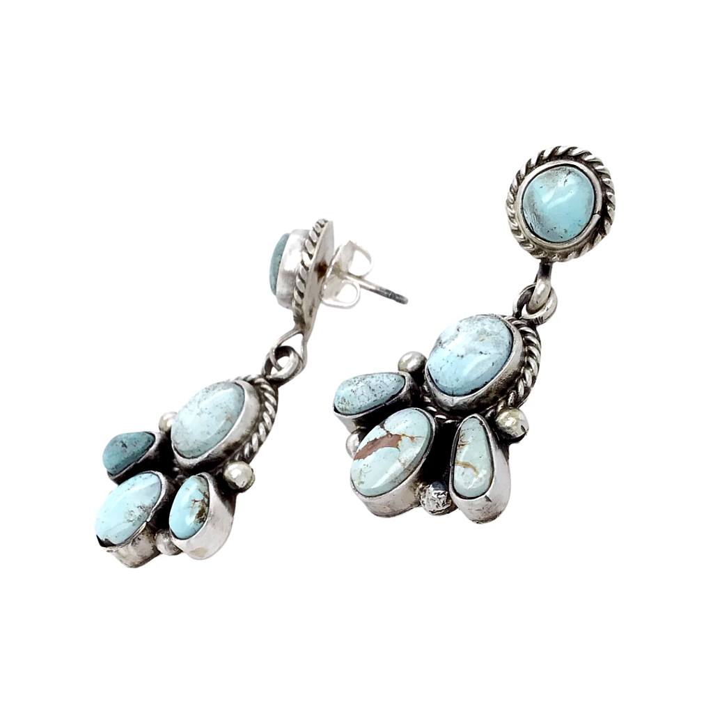Navajo dry 2025 creek turquoise earrings