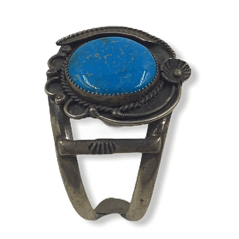 Image of Sold Navajo Kingman Turquoise Pawn Bracelet - Native American