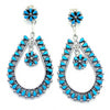 Handmade Zuni Petit Point Turquoise Earrings