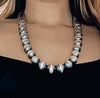 Native American Necklaces - Large 25 Inch Graduated Navajo Pearls Bead Necklace - Native American