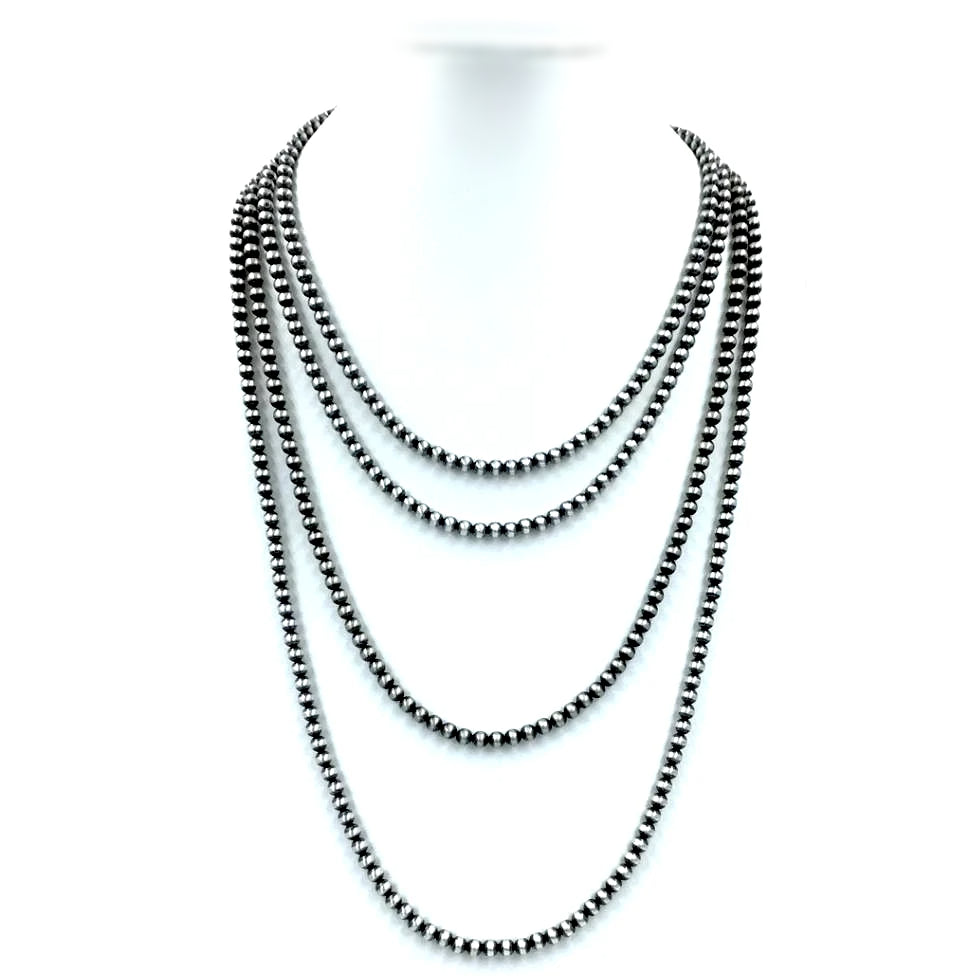 Navajo Pearls Necklace 6mm Beads Choose Your Length Native American Native American Jewelry