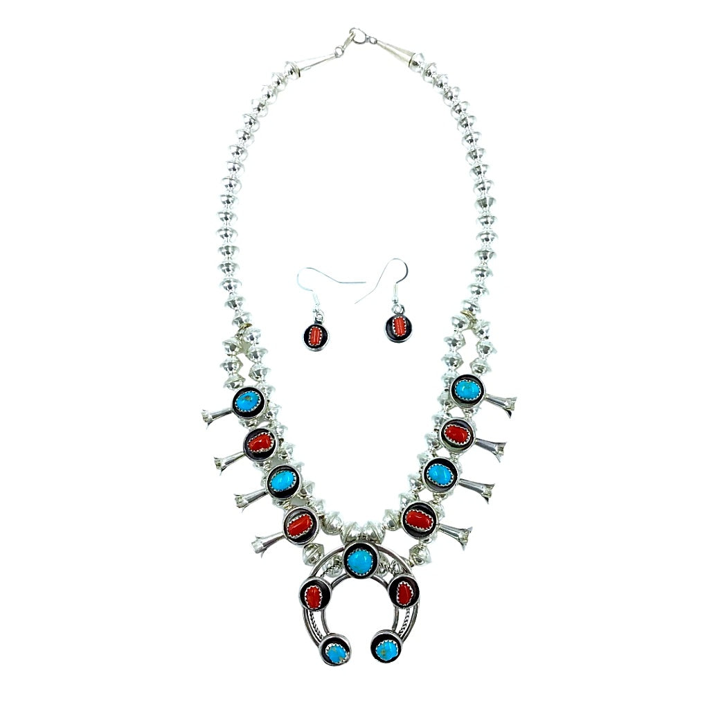 Child squash blossom necklace online