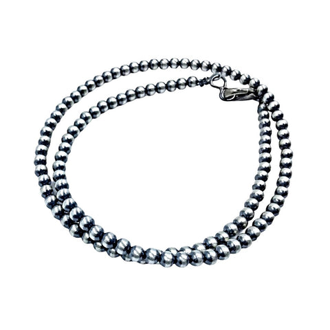 Native American Necklaces & Pendants - 18 Inch Navajo Pearls Necklace - 4mm Beads- Native American