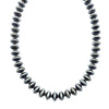 Native American Necklaces & Pendants - 19 Inch Navajo Pearls Necklace - 8mm Disk Beads- Native American