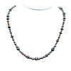 Native American Necklaces & Pendants - 20 Inch Navajo Pearls & Orange Spiny Oyster Necklace - Native American