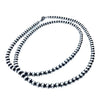 Native American Necklaces & Pendants - 36 Inch Navajo Pearls Necklace - 6mm Beads - Native American